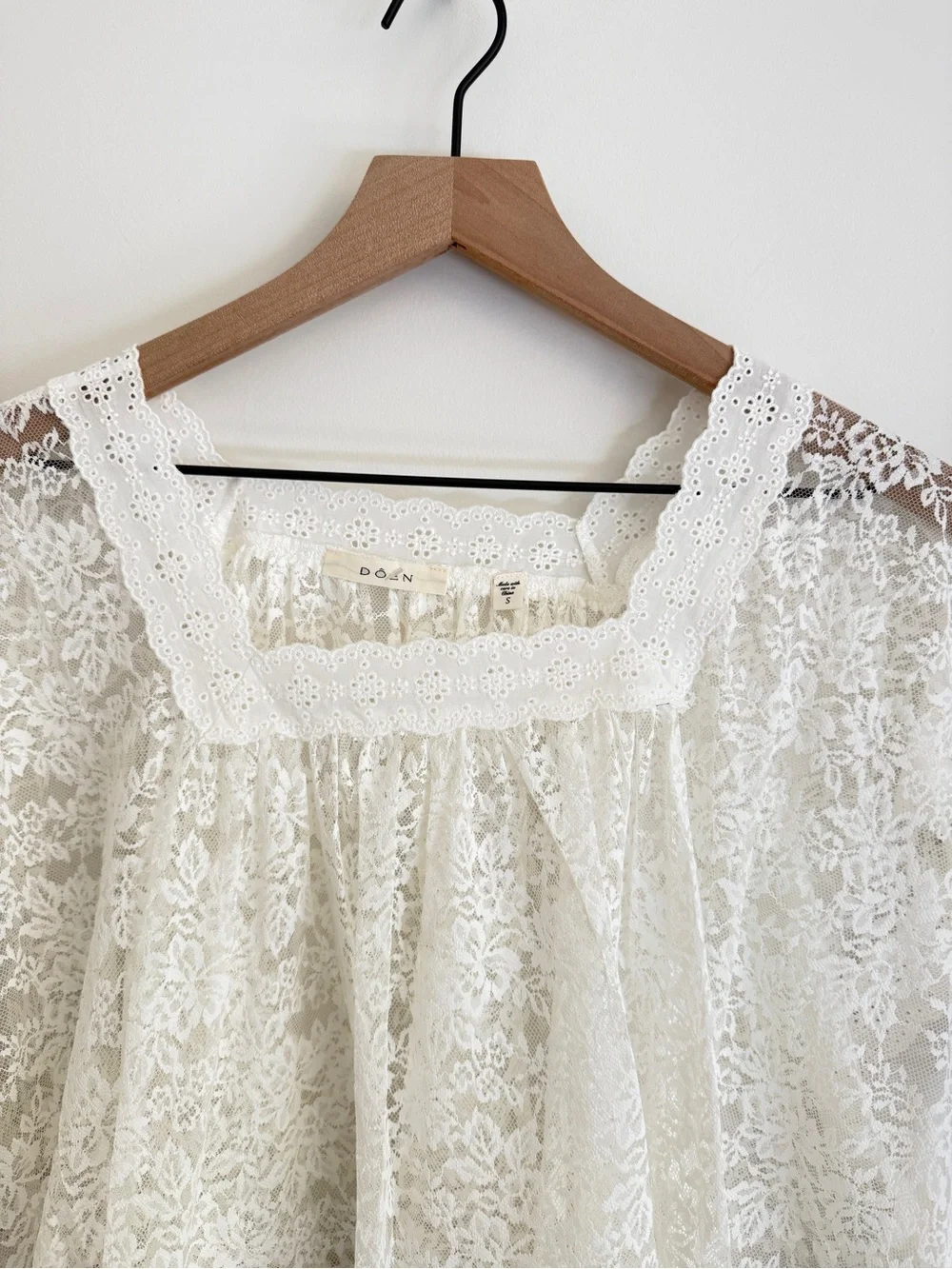 NWOT Doen VENNETTE TOP IN SALT - Picture 6 of 7